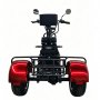 Elscooter Trehjuling - R�d 2000W + L�s kjede