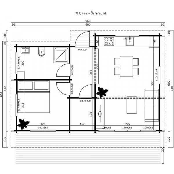 Fritidshus Hjalmar 92 - 54 m² Fritidshus Hjalmar 92 - 54 m²