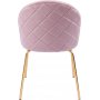 Rosa stol med gullbein - Plaza Rosa stol med gullbein - Plaza
