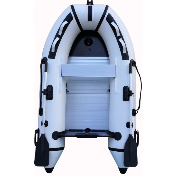 Gummibt 230 cm - Svart og Hvit