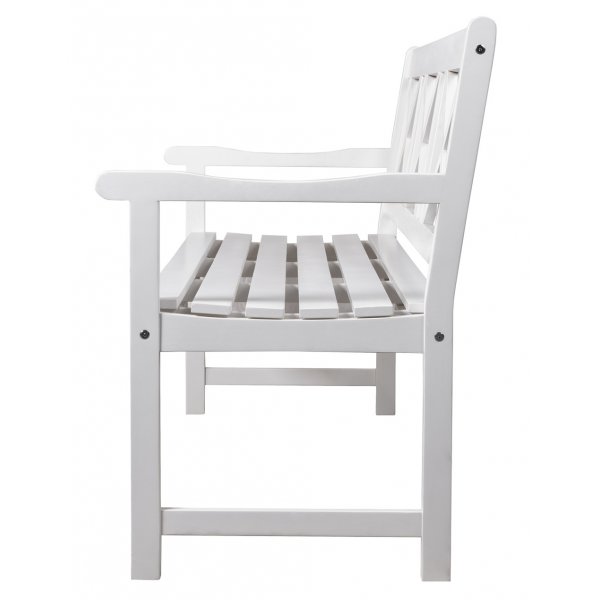 Hagebenk Hvit - Bohus + Tekstilimpregnering for utemøbler Hagebenk Hvit - Bohus + Tekstilimpregnering for utemøbler