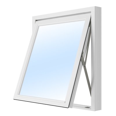 Hengslet vindu - 3-glass - Aluminium - U-verdi: 1,1 - Uttak