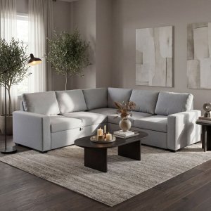 Sovesofa med oppbevaring grå 235 cm Sovesofa med oppbevaring grå 235 cm