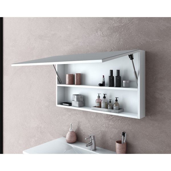 Møbelpakke Torino 75 - Hvitt med speilskap Møbelpakke Torino 75 - Hvitt med speilskap