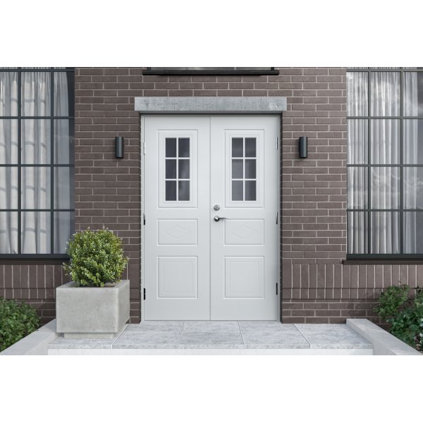 Dobbel ytterdr Lillian med vindu (SP21)