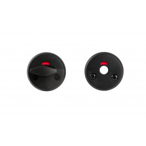 WC-knott i Zamak - Matt sort WC-knott i Zamak - Matt sort