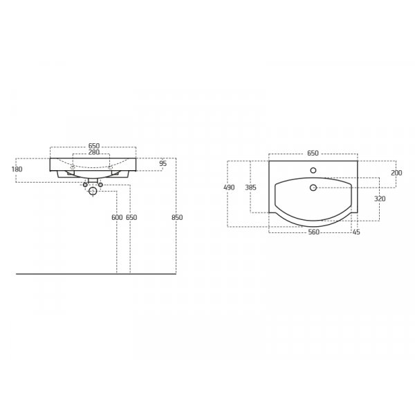 M�belpakke Senso 65 granitt