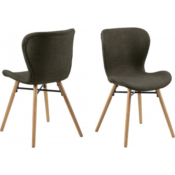 Batilda spisestol - Khaki/eik