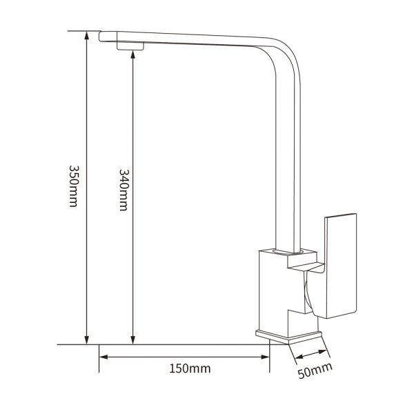 Kjkkenkran Daisy - Krom