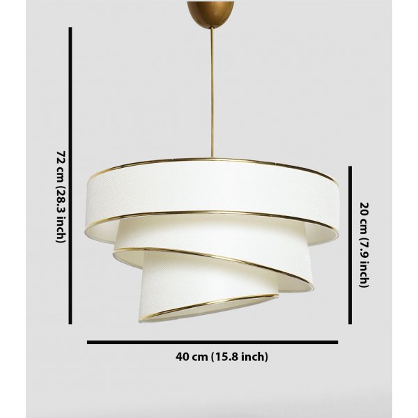 Couper taklampe - Gull Couper taklampe - Gull