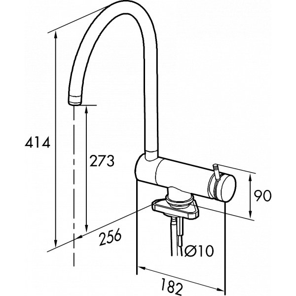 Mora Izzy Turnie Med sammenleggbar tut - Krom Mora Izzy Turnie Med sammenleggbar tut - Krom