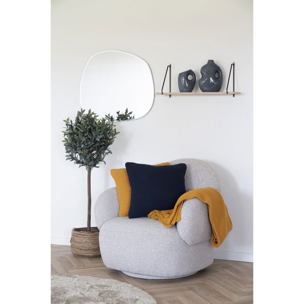Rutete 170 x 130 cm - Oker Rutete 170 x 130 cm - Oker
