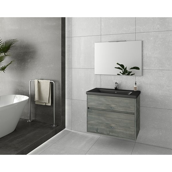 Mbelpakke Instinct 80 - Smoked Oak med speil