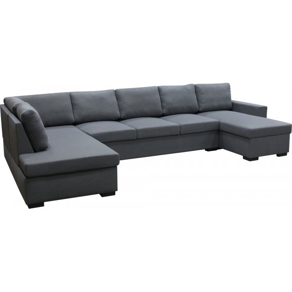 U-sofa Solna vendbar - 367 cm - mørk grå U-sofa Solna vendbar - 367 cm - mørk grå