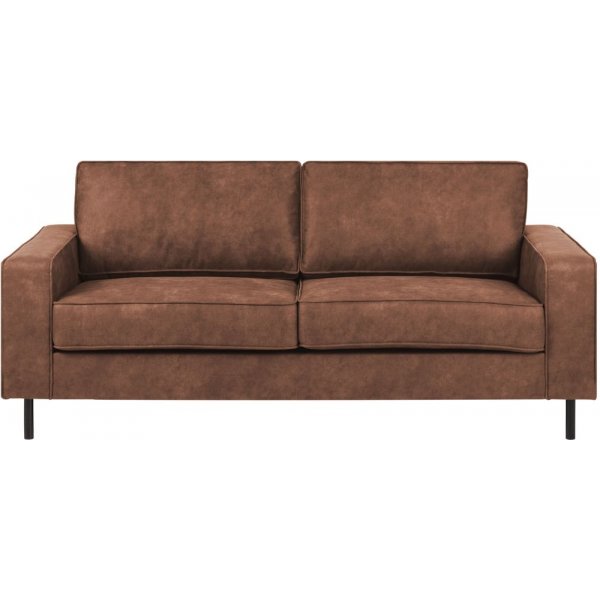 Sandö 2,5-seters sofa - Cognac øko-skinn Sandö 2,5-seters sofa - Cognac øko-skinn