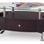 M�tebord med krakker 120 x 65 cm - Wenge