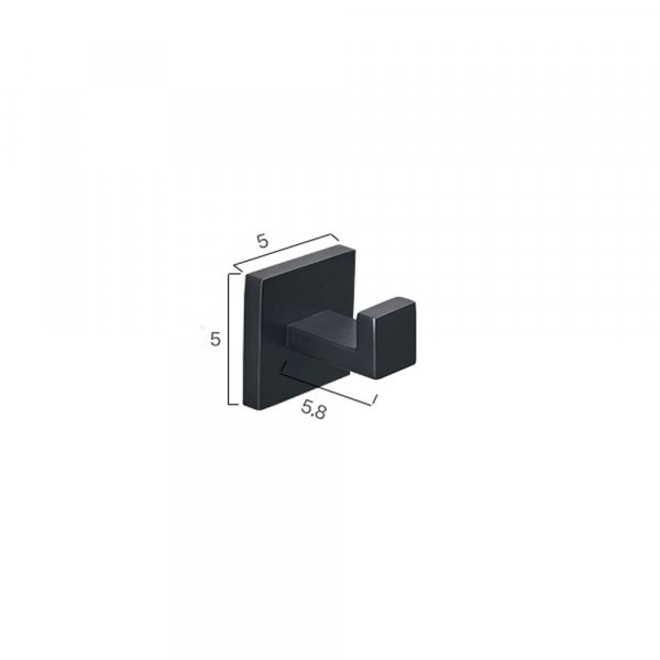 Baderomskrok - krom Baderomskrok - krom