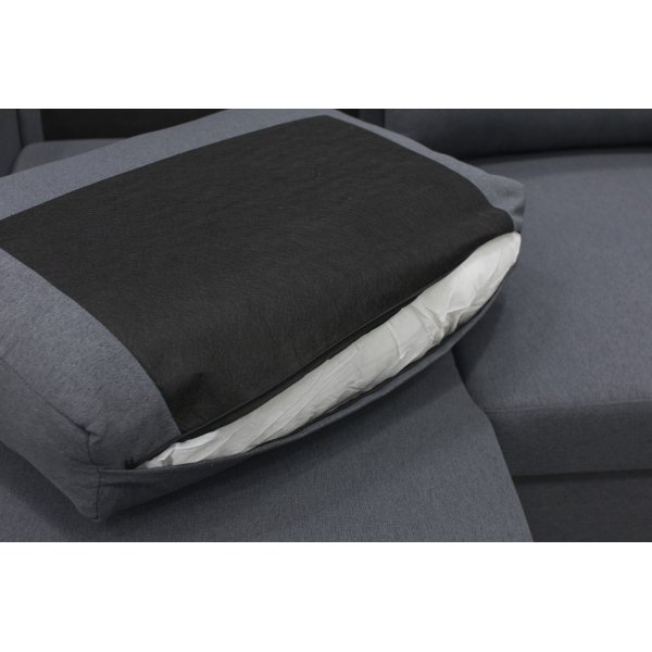 U-sofa Solna vendbar - 309 cm - mørkegrå U-sofa Solna vendbar - 309 cm - mørkegrå