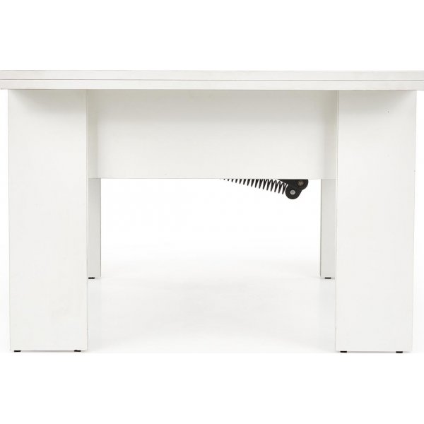Serafin justerbart salongbord 80-160 x 80 cm - Hvit