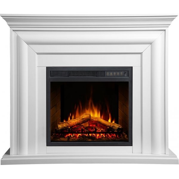 Elektrisk peis Willburn II dekorativ peis - Hvit