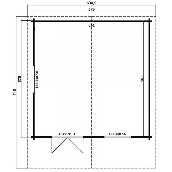 Fritidshus Bodil B - 33,1 m�