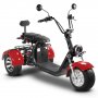 Elscooter Trehjuling - Rd 2000W + Reflekterende sele