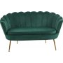 2-seters sofa grønn/messing - Kingsley 2-seters sofa grønn/messing - Kingsley