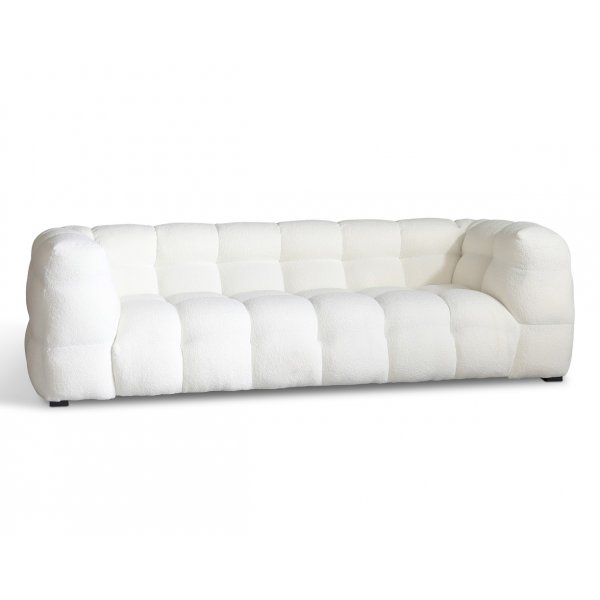 3-seters sofa Kremfarget Teddy 235 cm