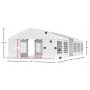 Partytelt Eco 1 i PE - 3 x 13 m