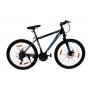 Mountainbike Aluminium Urban Terrain - 26\\\" Svart/Bl/Hvit + Reflekterende sele