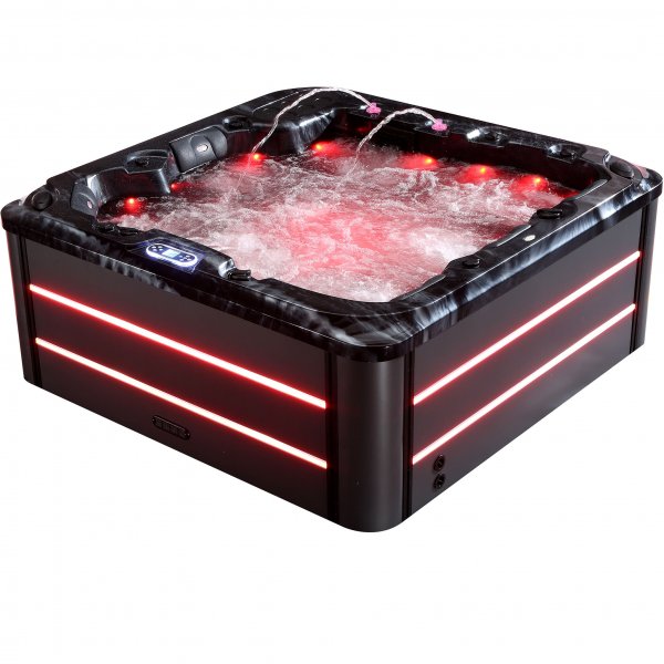 Badestamp Vivid Dreams WiFi - 5-6 personer - Svart utgave Badestamp Vivid Dreams WiFi - 5-6 personer - Svart utgave