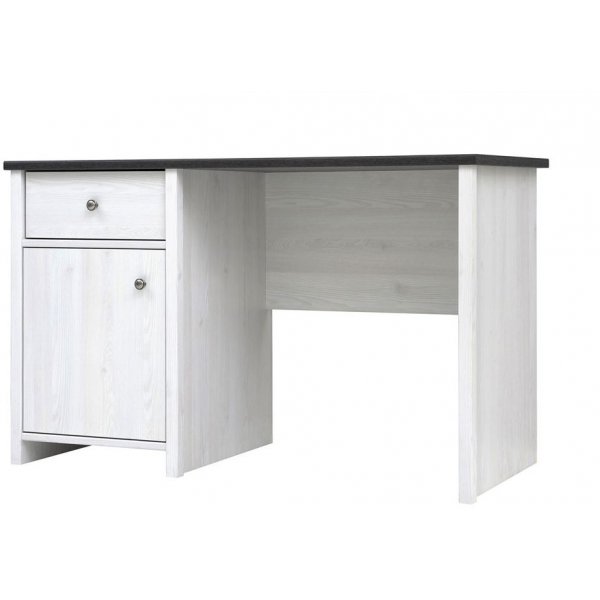 Salvador skrivebord 120 cm - Hvit/svart