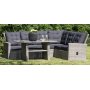 Orlando utembelgruppe med hy rygg (justerbar) - Gr kunstrotting