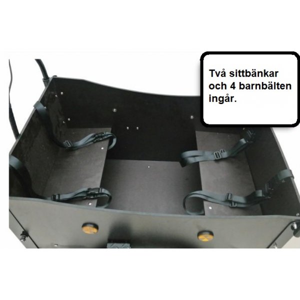 Lastesykkel med brun kasse - 250W + Ls kjede