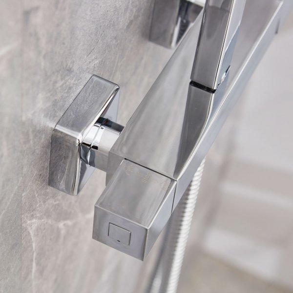 Dusjsett i taket med blandebatteri | Sprudla - Krom Dusjsett i taket med blandebatteri | Sprudla - Krom