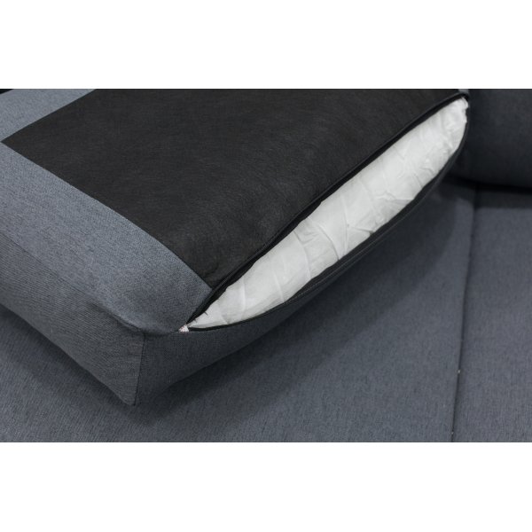 U-sofa Solna vendbar - 367 cm - mørk grå U-sofa Solna vendbar - 367 cm - mørk grå