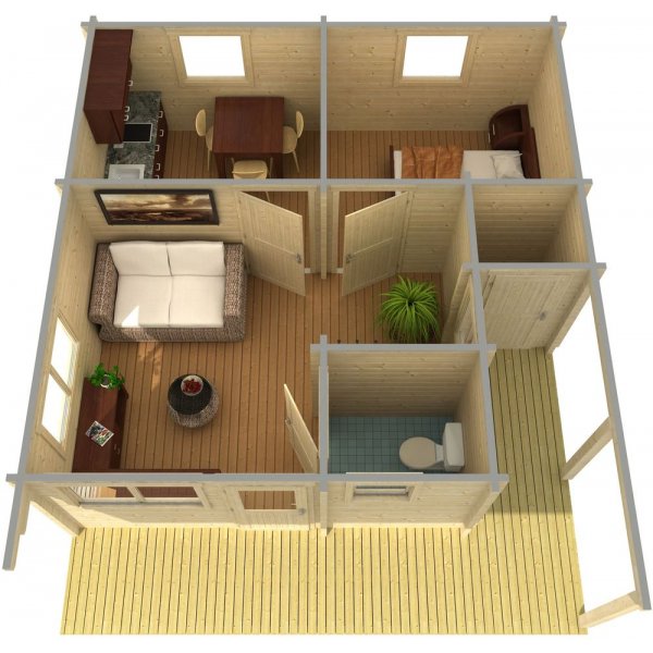 Fritidshus Jonas - 40,8 m�