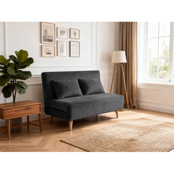 Helsingborg utfellbar sovesofa - m�rkegr� | 193 cm