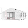 Partytelt Eco 1 i PE - 4 x 6 m