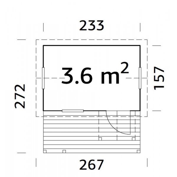Lekehytte Otto�3,6�m�