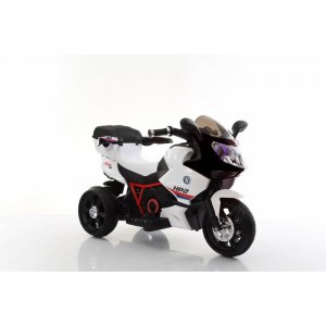 Elektrisk motorsykkel for barn Hvit 7Ah Doble motorer Elektrisk motorsykkel for barn Hvit 7Ah Doble motorer