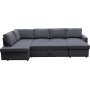 Sovesofa U-modell m�rkegr� - T�rn�