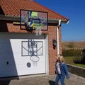 Kundebilde Galaxy basketballkurv med utstående veggmontering