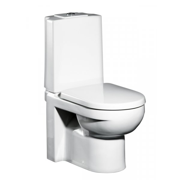 Gustavsberg ARTic 4300 3/6 l, innebygd S-l�s, hardt sete