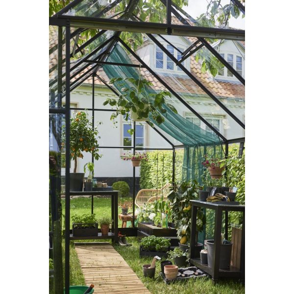 Drivhus Qube 9,9 m - Sort