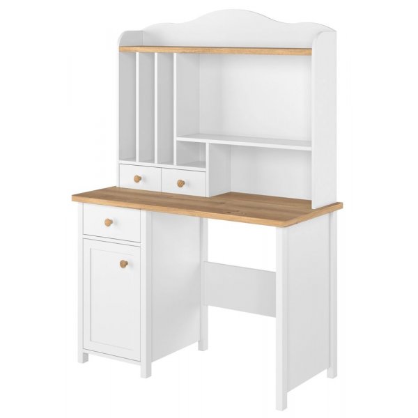 Eldon skrivebord - Hvit/eik Eldon skrivebord - Hvit/eik