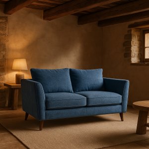 Sofa County 2-seter - Blå Chenille Sofa County 2-seter - Blå Chenille