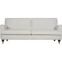 1 Howard 3-seters sofa - Beige kordfløyel
