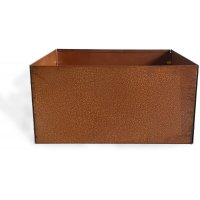 Corten stålpotter torget - 20x40x40 cm Corten stålpotter torget - 20x40x40 cm