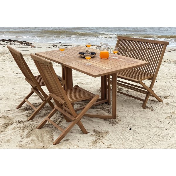 Saltö klaffbord 140 cm - Teak Saltö klaffbord 140 cm - Teak